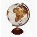 Frank Lloyd Wright 12" Hexhedra Desk Globe w/ Hexagonal Base